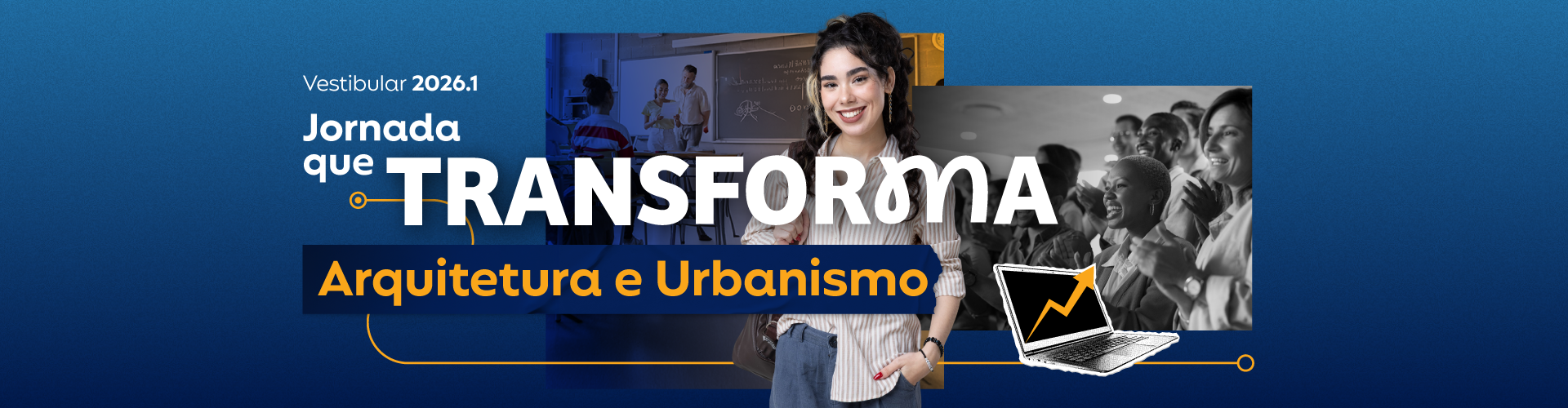 Banner do curso de Arquitetura e Urbanismo