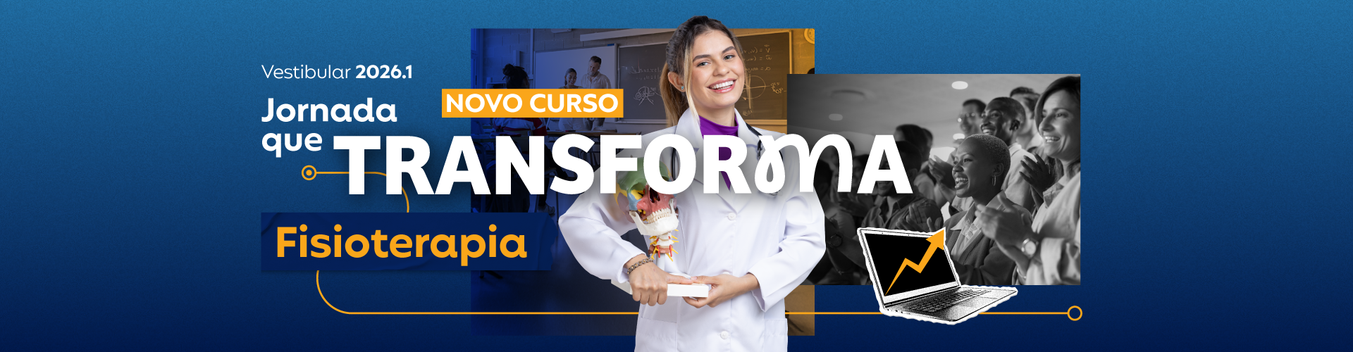 Banner do curso de Fisioterapia