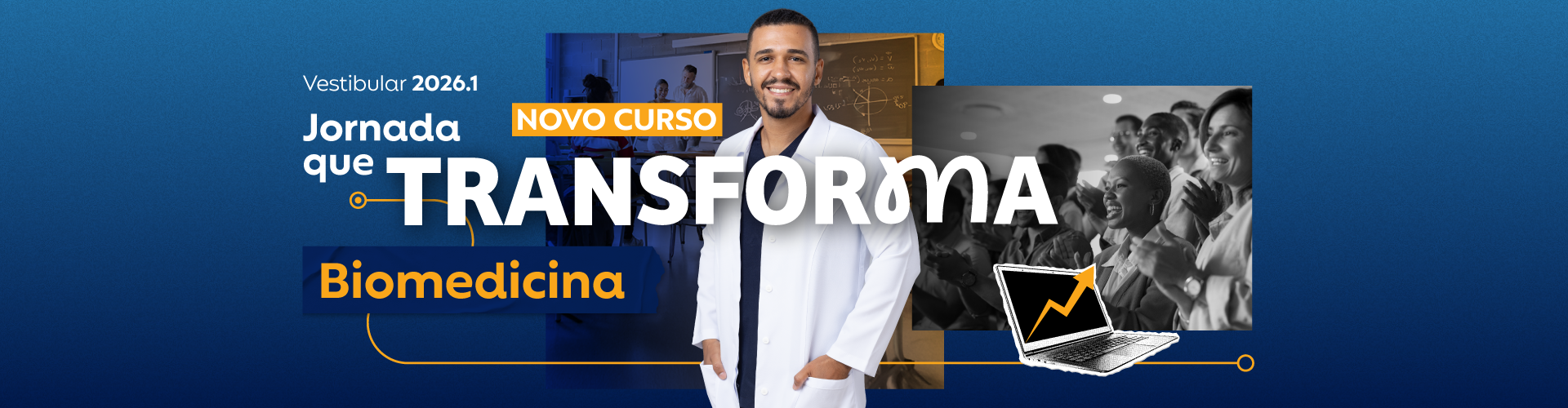 Banner do curso de Biomedicina