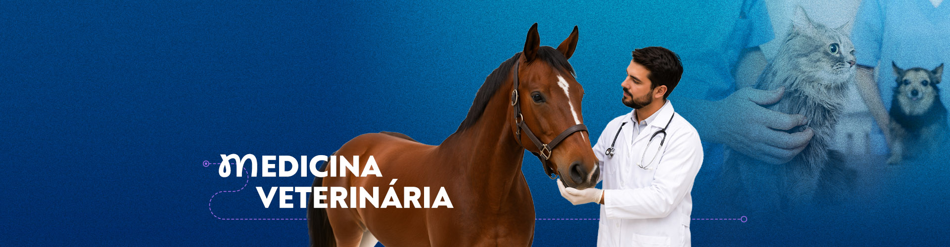 Banner do curso de Medicina Veterinária
