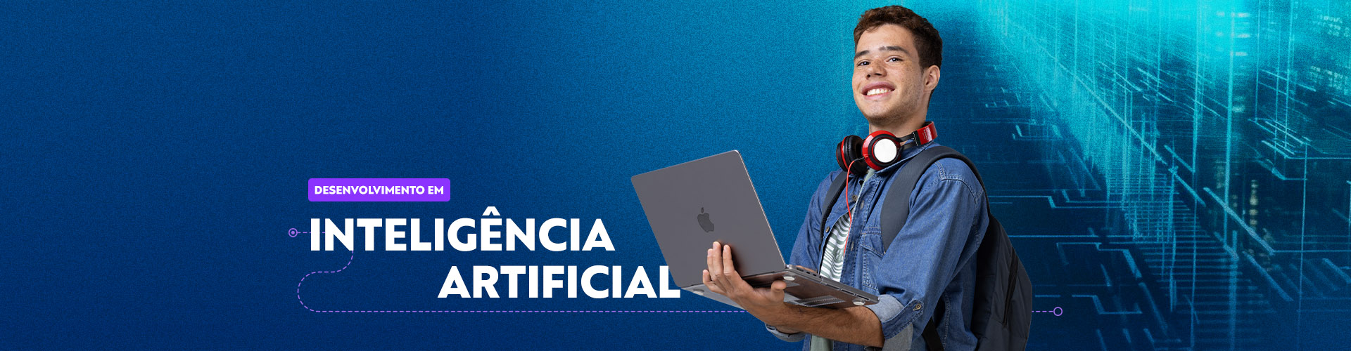 Banner do curso de Desenvolvimento em Inteligência Artificial