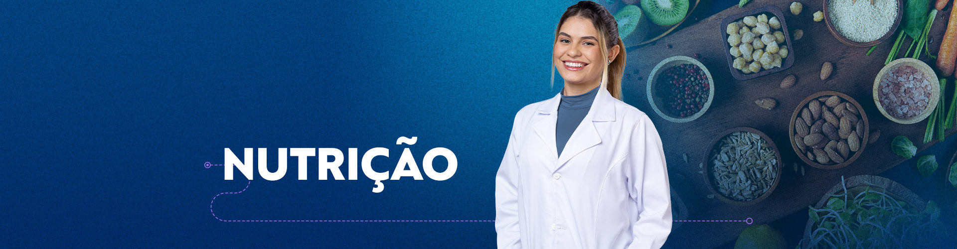 Banner do curso de Nutrição