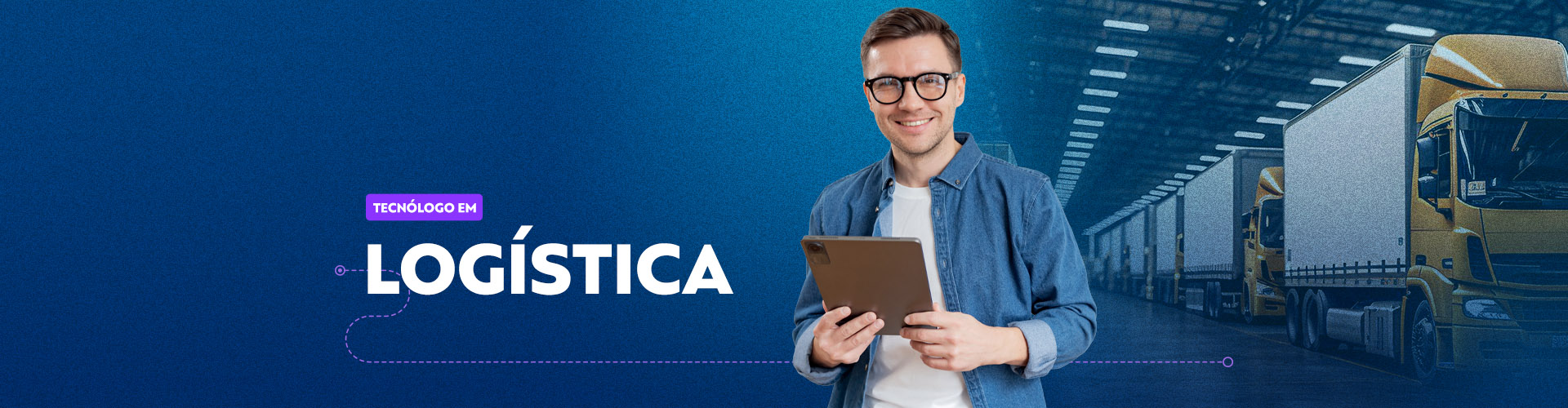 Banner do curso de Logística